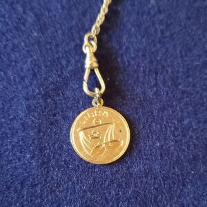 Silver "LIBRA" Pendant Necklace